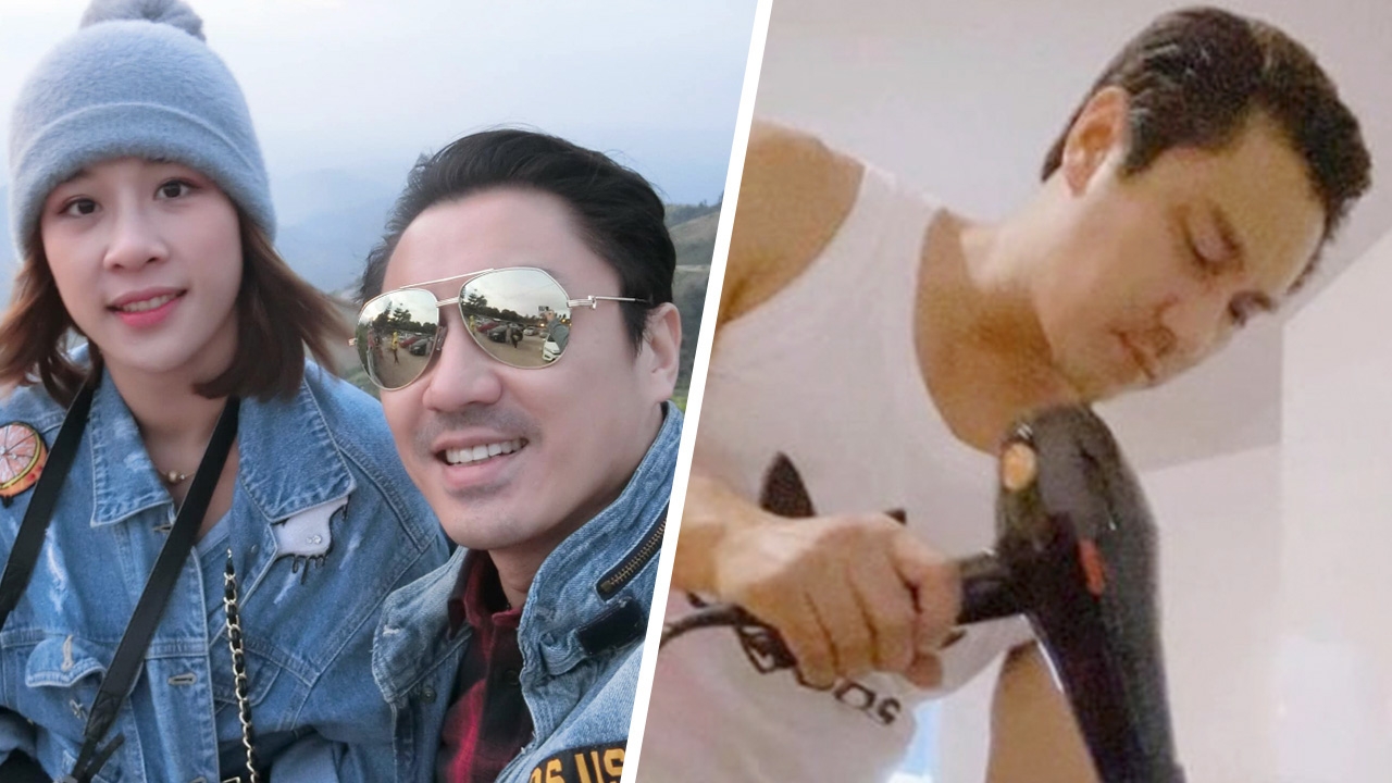 โซเชียลร้อน เผยภาพ เอ พศิน ไดร์ผมสาวปริศนา หลังประกาศหย่าเมีย