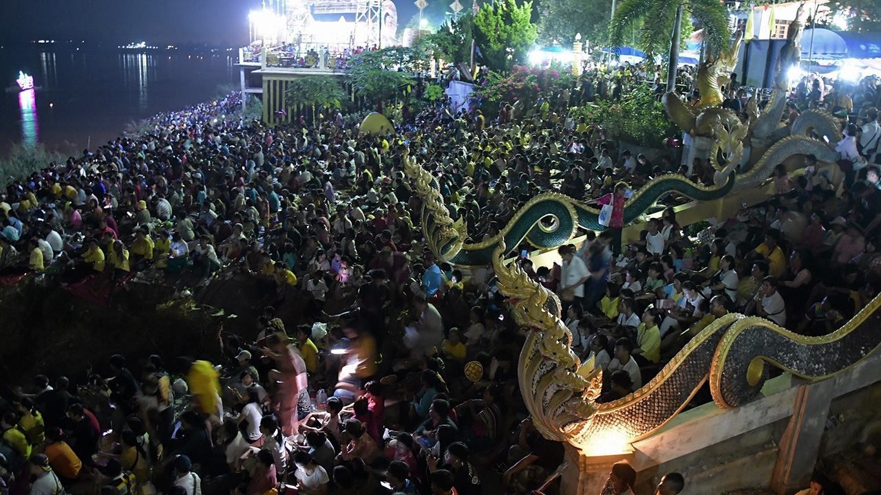 "รัตนวาปี" ยืนหนึ่ง พบ "บั้งไฟพญานาค" ผุดขึ้นมากที่สุดในจังหวัดหนองคาย