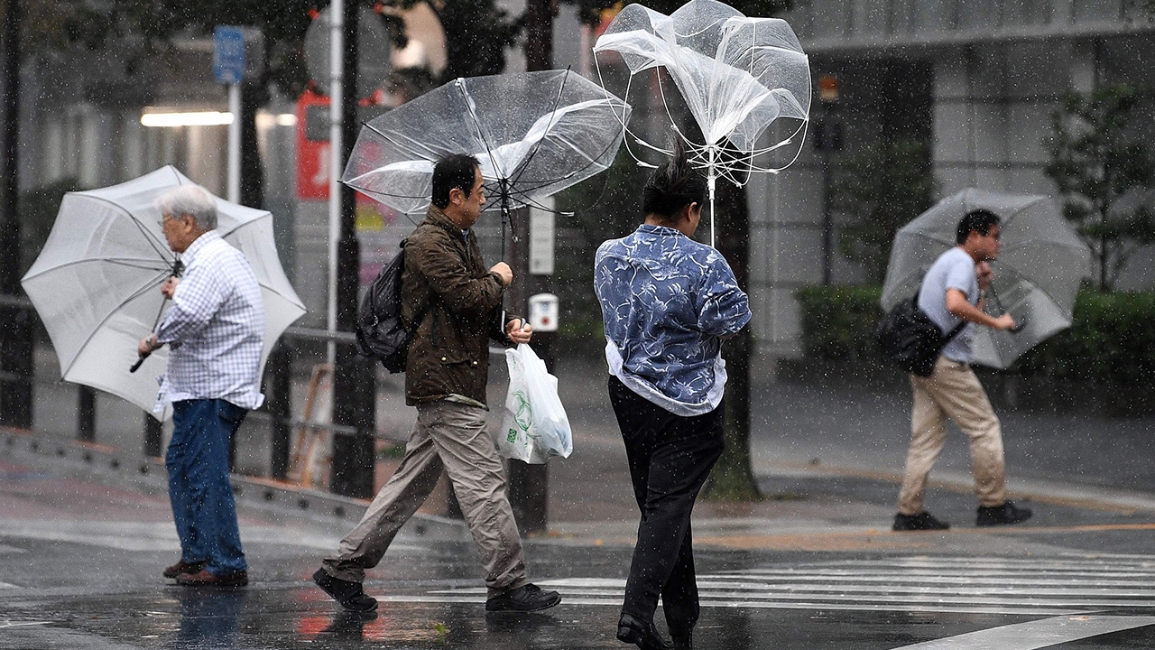ญี่ปุ่นเตือนภัยไต้ฝุ่น "ฮากิบิส" ประกาศ 7 จังหวัดฝนตกรุนแรงที่สุด ระดับ 5 