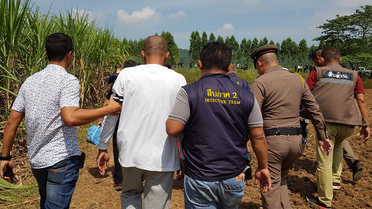 ได้ตัวแล้วคนร้ายหนีศาล ไอ้บาสยิงตัวเองพร้อมเมีย ไอ้หน่อยยอมมอบตัว