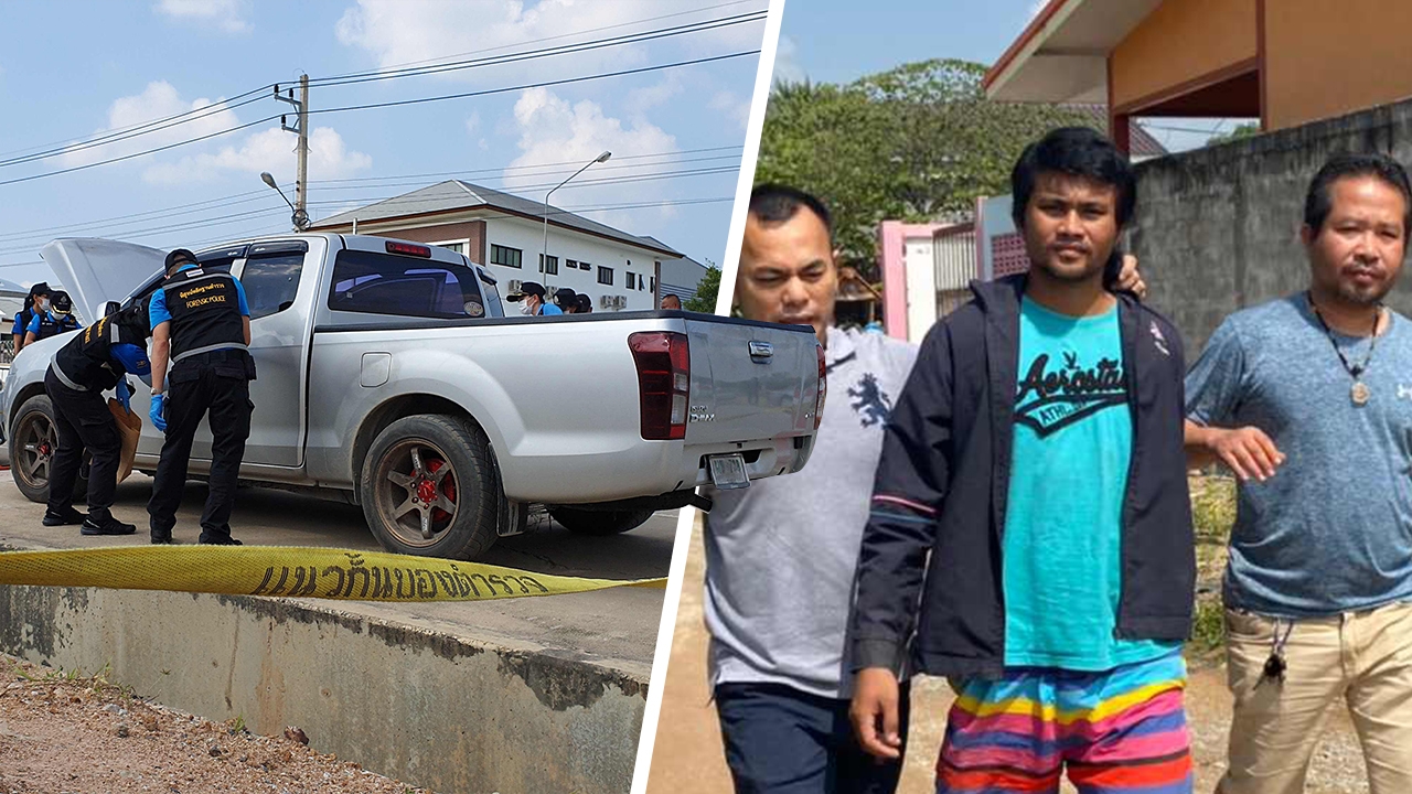 เจอรถ-รวบแล้วผัวเมีย ผู้สนับสนุน 3 คนร้าย แหกหนีจากศาลพัทยา