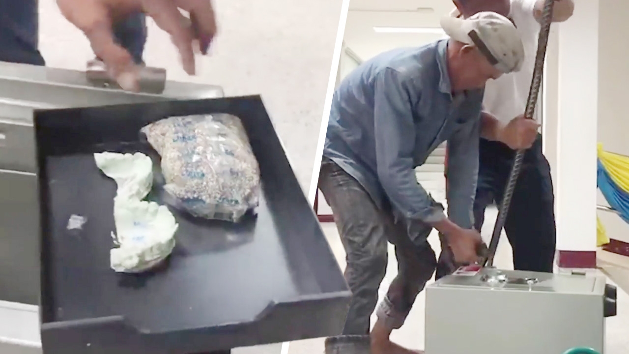 อึ้ง เปิดตู้เซฟ "แม่มณี" เจอแค่ฟันปลอม ถุงเก็บความชื้น (คลิป)