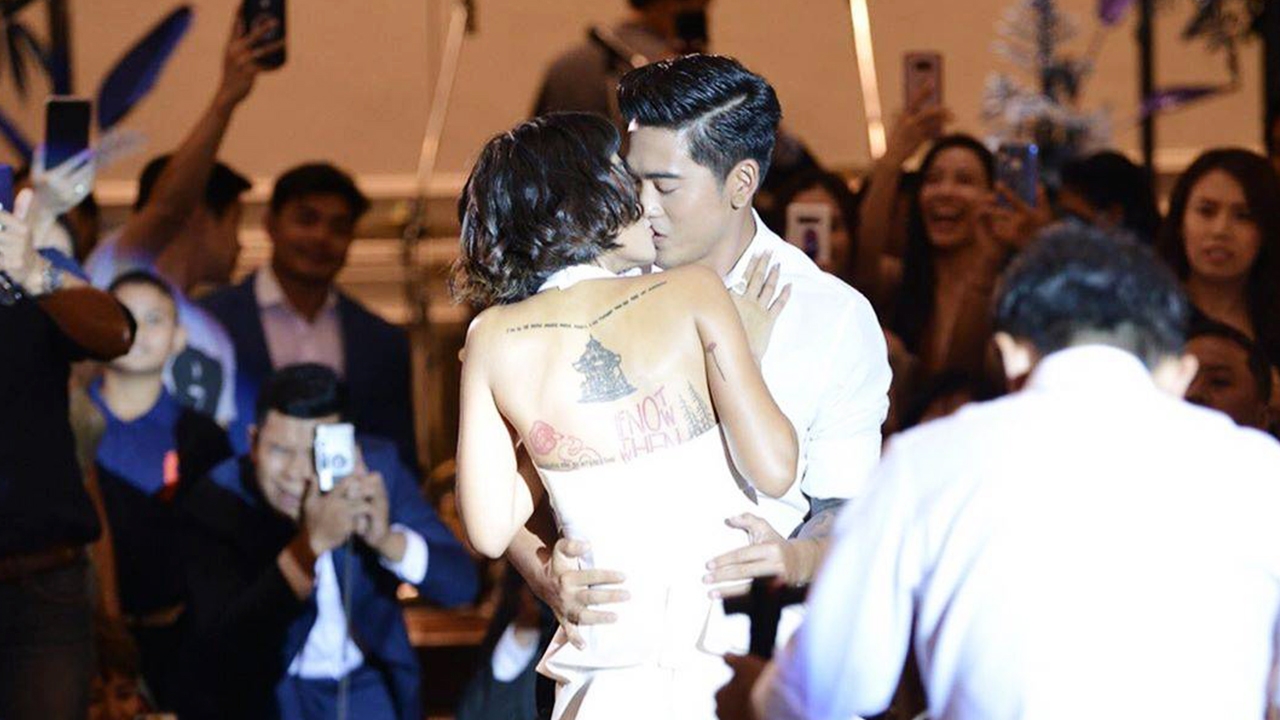 ทุ่มเทสุดๆ สายป่าน-วุฒิ โชว์เต้นรำกลางงานแต่ง แถมมีชอตจูบสุดหวาน (คลิป)