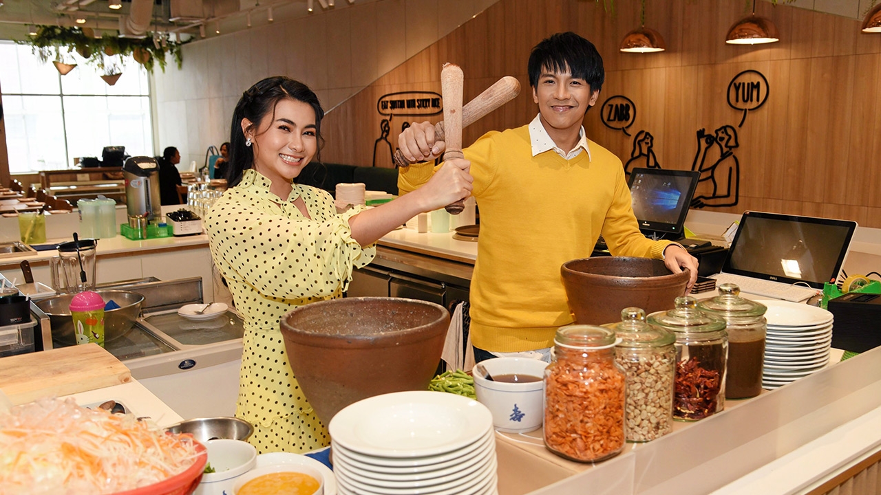 “ข้าวทิพย์-เต๋า ภูศิลป์” โชว์จิ้นทะลุจอ!! เปิดศึกดวล “ส้มตำรสแซ่บ”