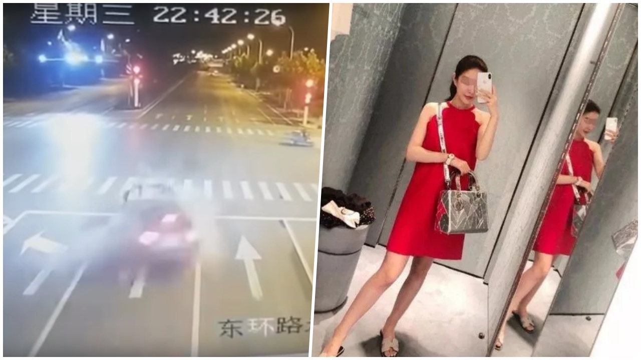 ไฮโซสาวจีนเมาซิ่งรถเฉี่ยว 8 คัน ก่อนชนบีเอ็มฯ ไฟลุกกลางสี่แยกดับ 2 ศพ (คลิป)