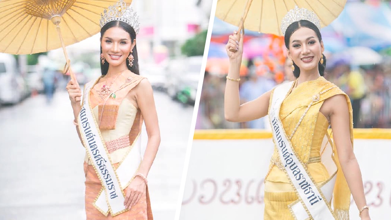 นางงามมังคุดจ๊ะจ๋า-แตงกี้ ร่วมแห่เทียนยิ่งใหญ่ 118 ปีอุบล  