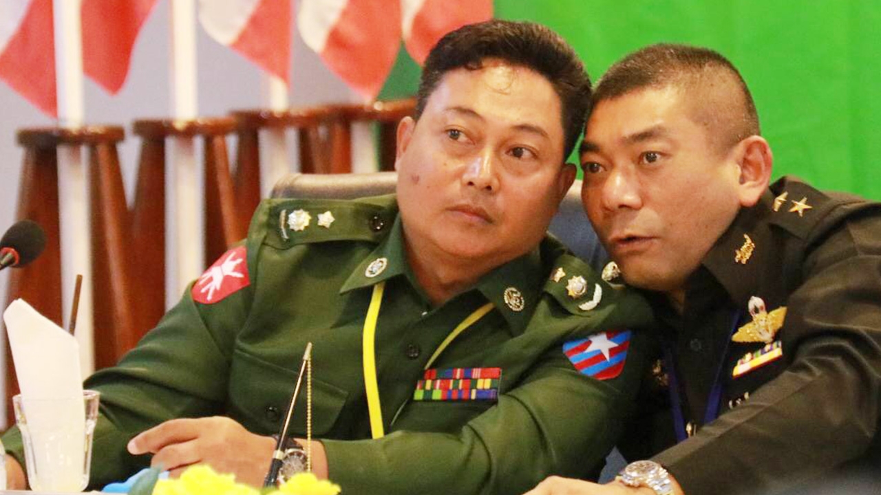 "ทหารไทย - พม่า" ชื่นมื่น ย้ำร่วมมือสกัดกั้นยาเสพติดตามแนวชายแดน