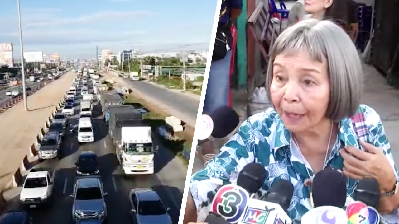 คุณยายพูดแทนใจคนพระราม2 จี้แก้ปัญหารถติด ไม่ต้องรอนายกฯ มาไขลาน (คลิป)
