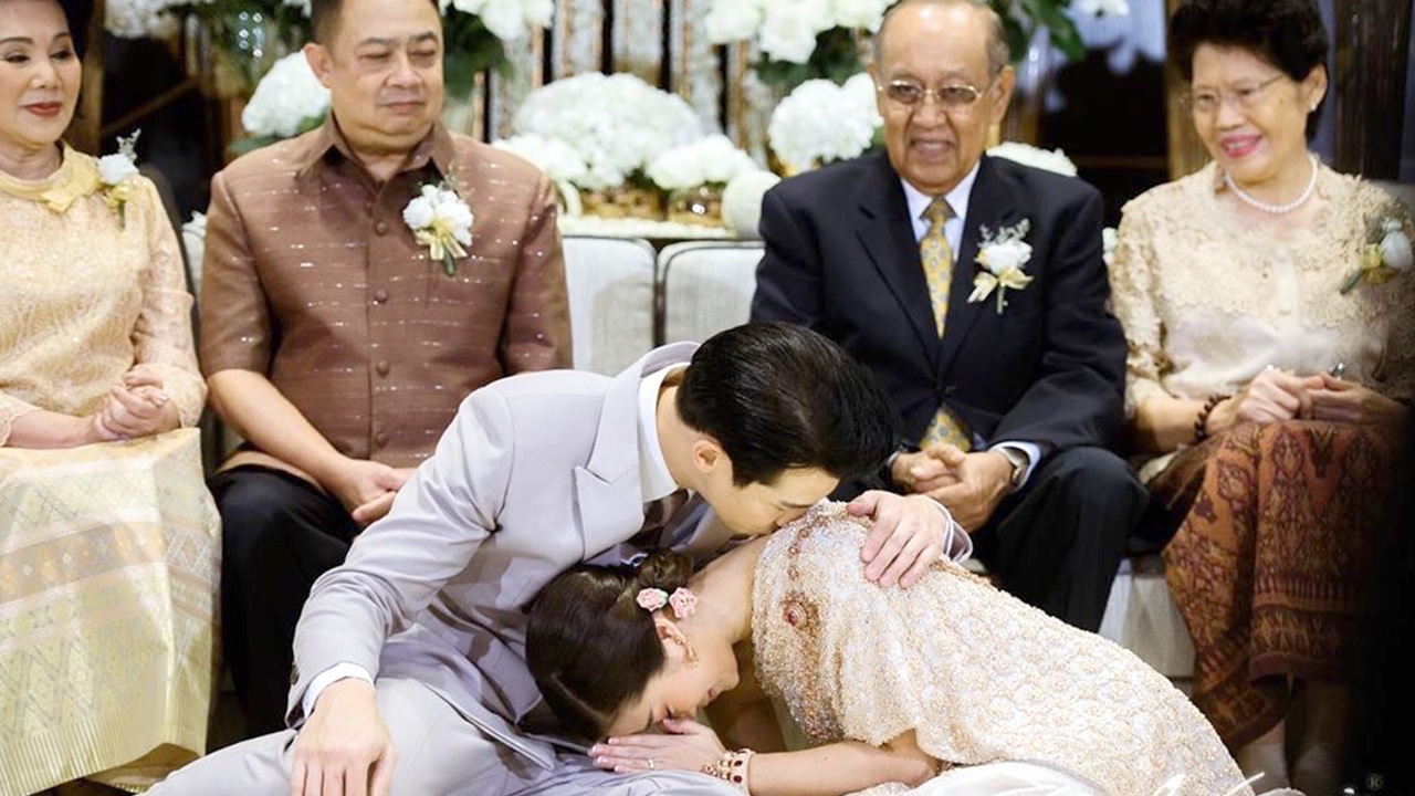 ณัฏฐ์ เทพหัสดิน เผยสาเหตุทำไมไม่ทำท่าโชว์พาวตอนเจ้าสาวก้มกราบที่ตัก