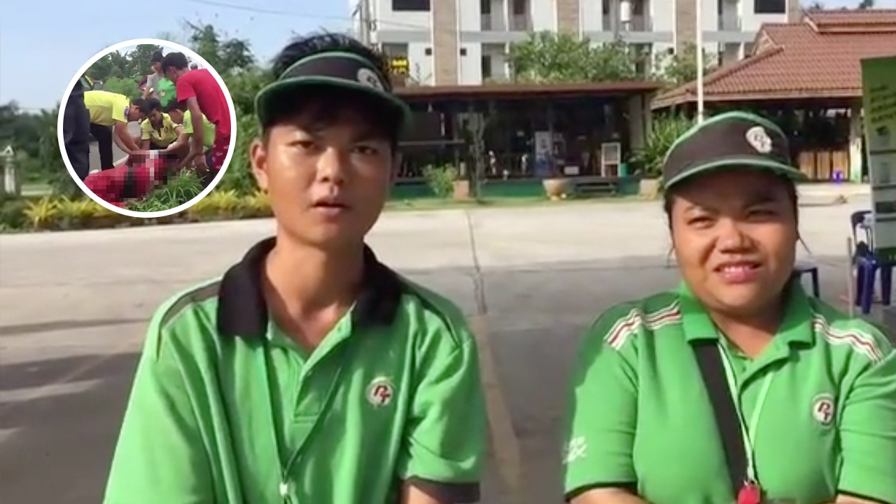 ร่างทรงถูกเชือดคอ สิ้นใจแล้ว 2 สาวเผยนาทีช่วย ใช้ผ้าอุดเลือดพุ่งจากคอ