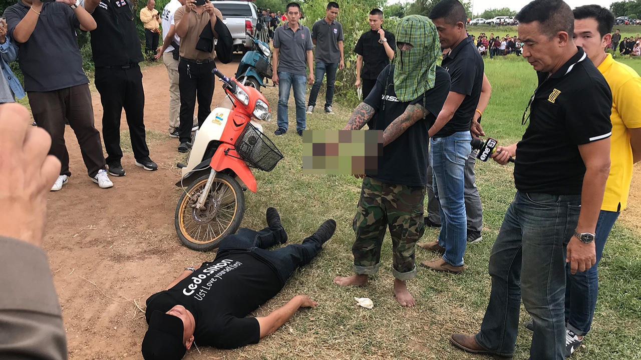 หิ้ว "เอส หน้าลาย" มือยิงโหด 2 ศพ ทำแผน คาดปมหักเช่าซื้อพระ 