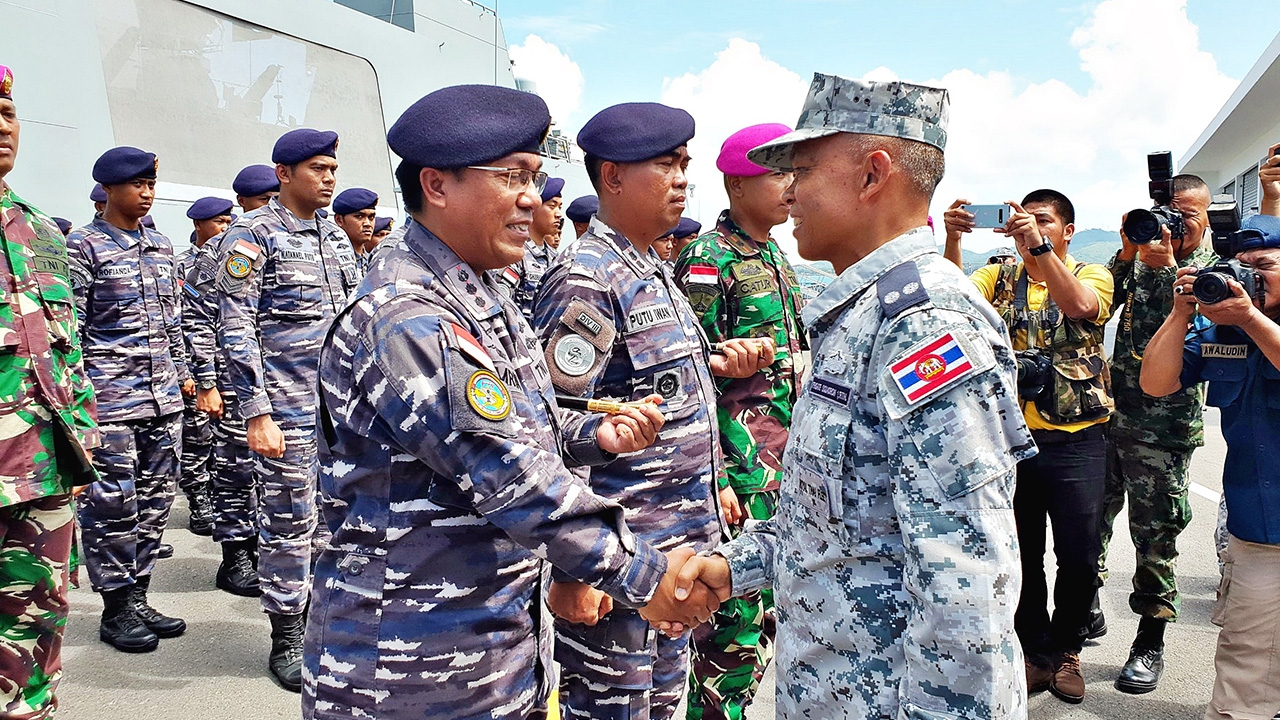 ทร.ไทย-อินโดฯ นำทหารเข้าฝึก SEA GARUDA 2019 รบ 3 มิติ ที่อ่าวไทย