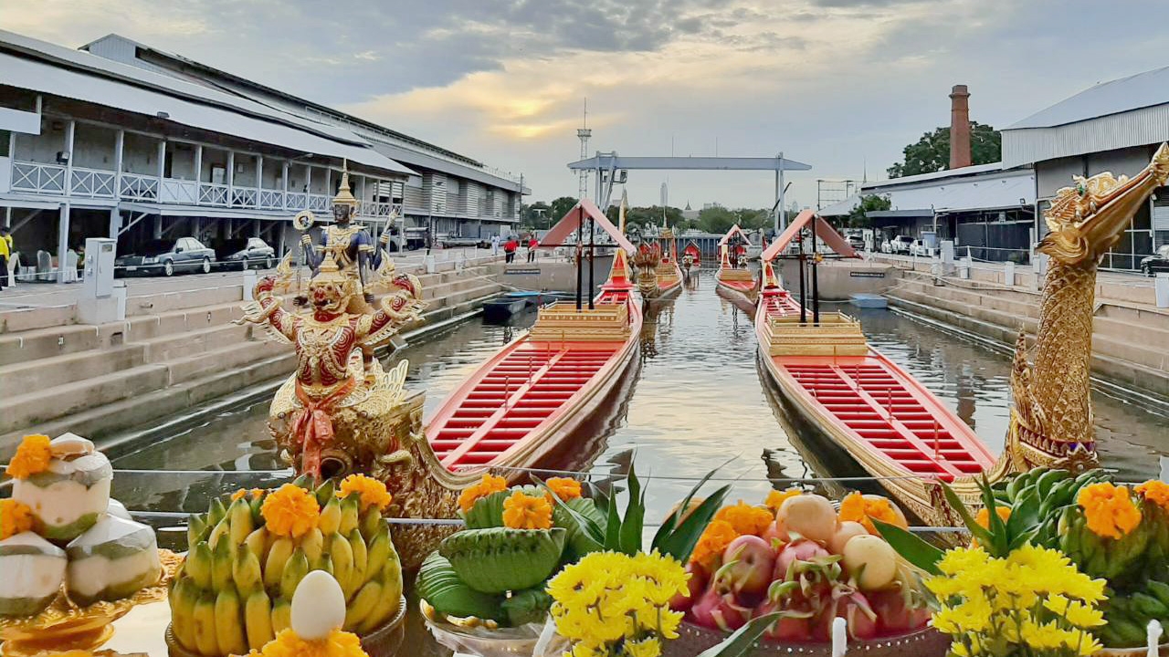 ทร.จัดบวงสรวงและเซ่นไหว้แม่ย่านางเรือพระราชพิธี ก่อนซ้อมย่อยครั้งแรก