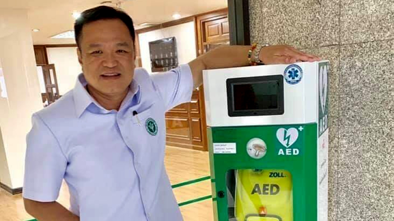 หมอหนู ลุย ติดตั้งเครื่องกระตุกหัวใจ AED รพ.สต. 9 พันแห่ง กู้ชีวิต ปชช.