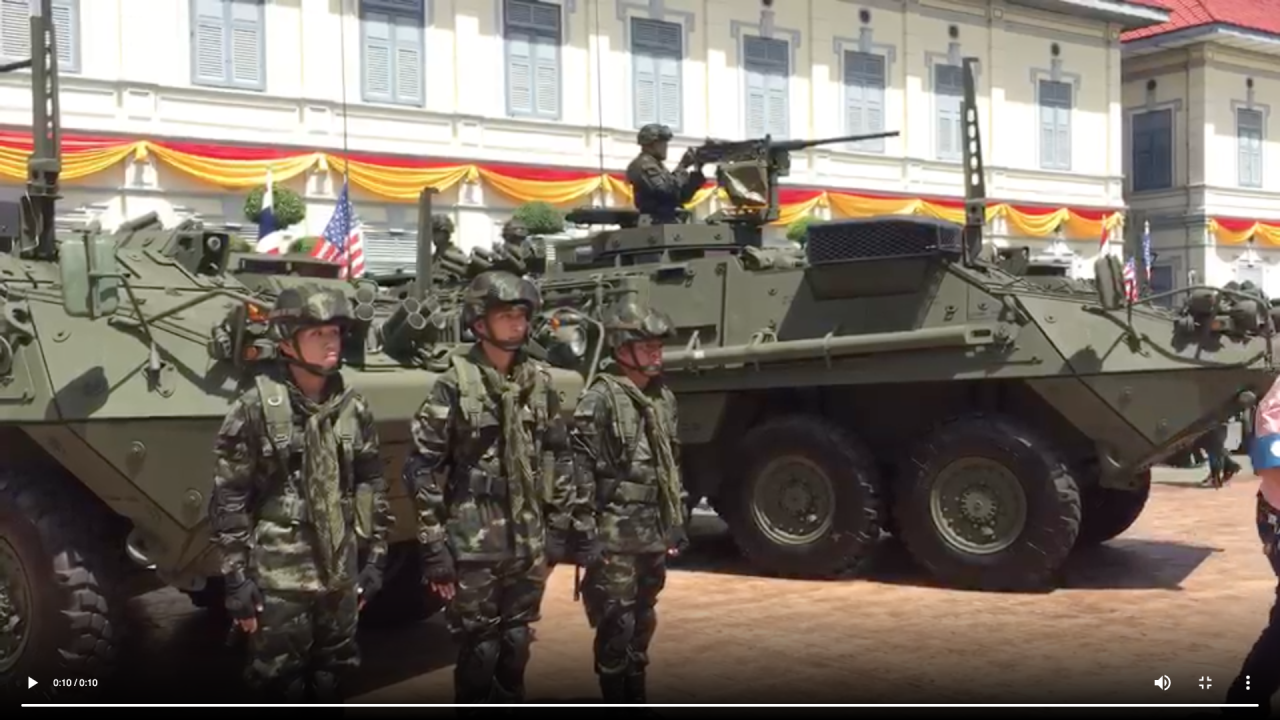 ผบ.ทบ. ทำพิธีรับมอบ ยานเกราะสไตรเกอร์ เพิ่มขีดความสามารถกองทัพไทย