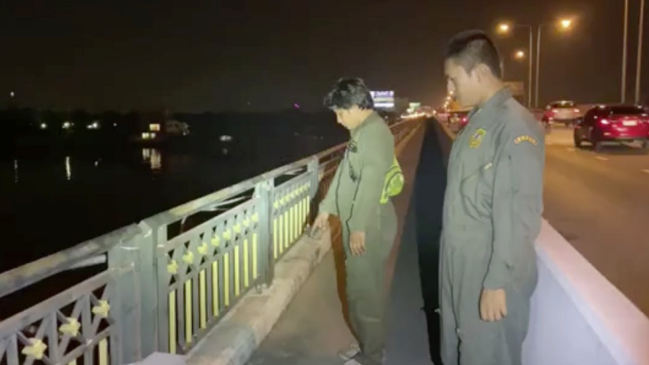 หนุ่มป่วยซึมเศร้าไลน์บอกแม่ ก่อนโดดสะพานพระราม 5 จมน้ำดับสลด
