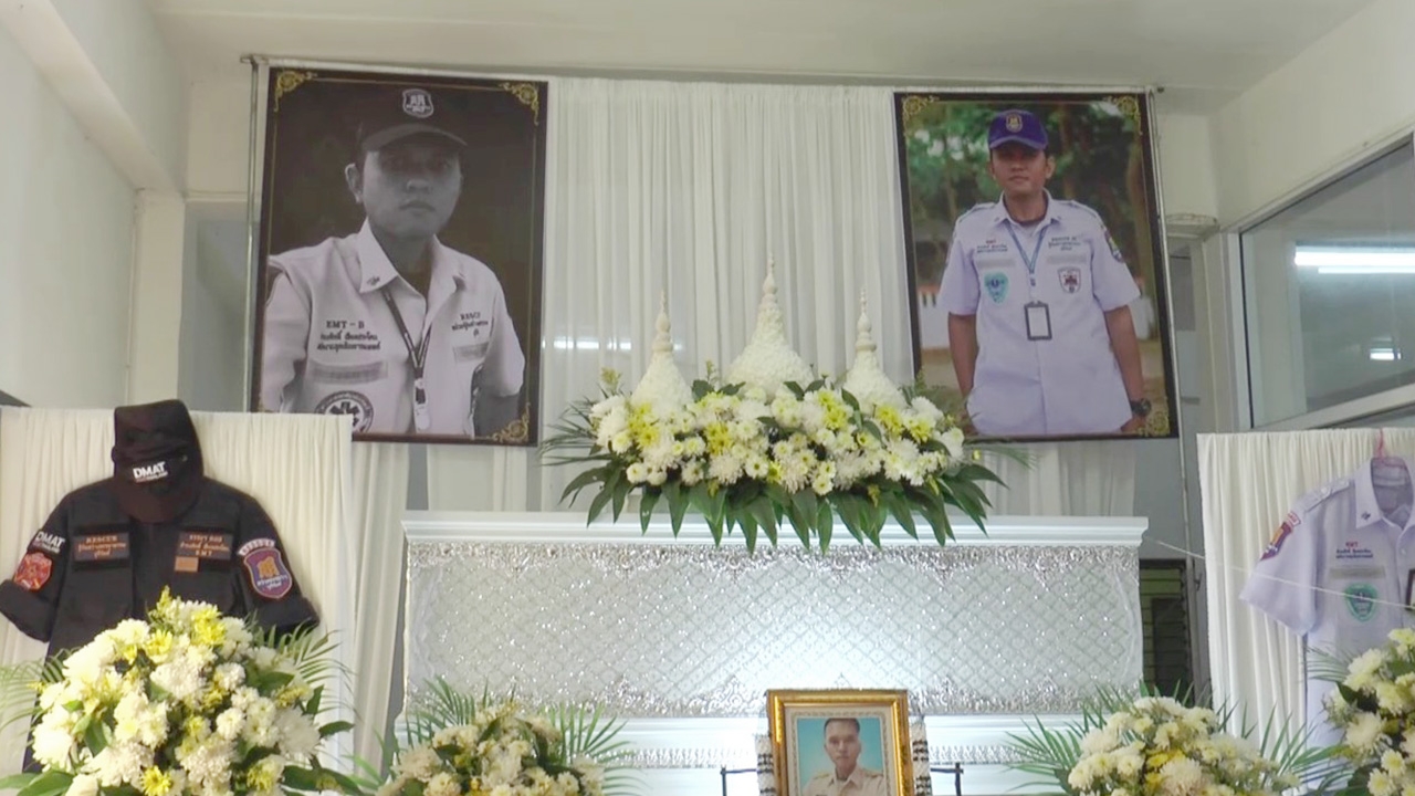 เผยคำพูดสุดท้าย "กู้ภัย" ช่วยน้ำท่วมอุบลฯ ติดเชื้อ เสียชีวิตวันเกิดเมีย
