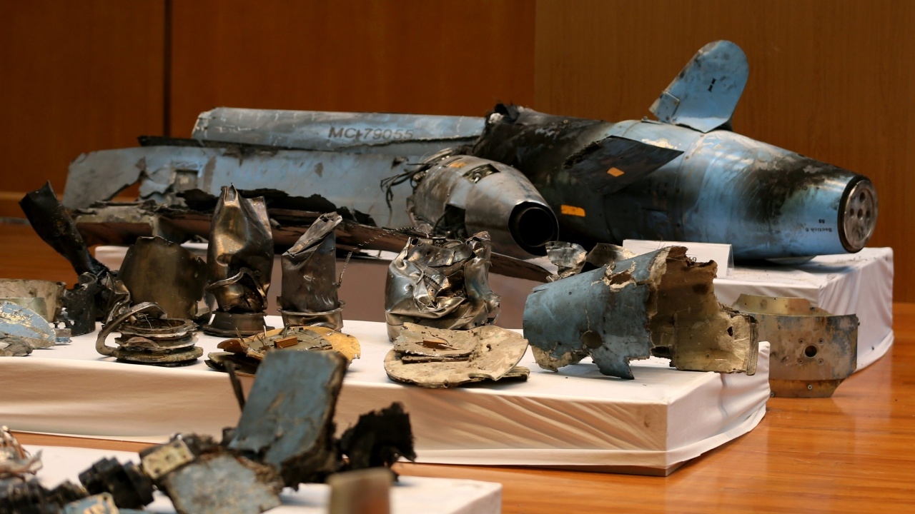 ซาอุฯโชว์หลักฐาน ซากโดรน ขีปนาวุธนำวิถีโจมตีโรงกลั่น ซัดอิหร่านตัวการ