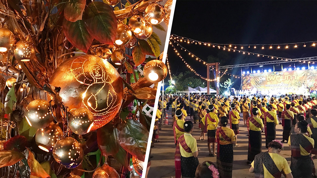 อลังการ จุดไฟตูมกา ออกพรรษายโสธร หนึ่งเดียวในโลก แห่งเดียวในไทย