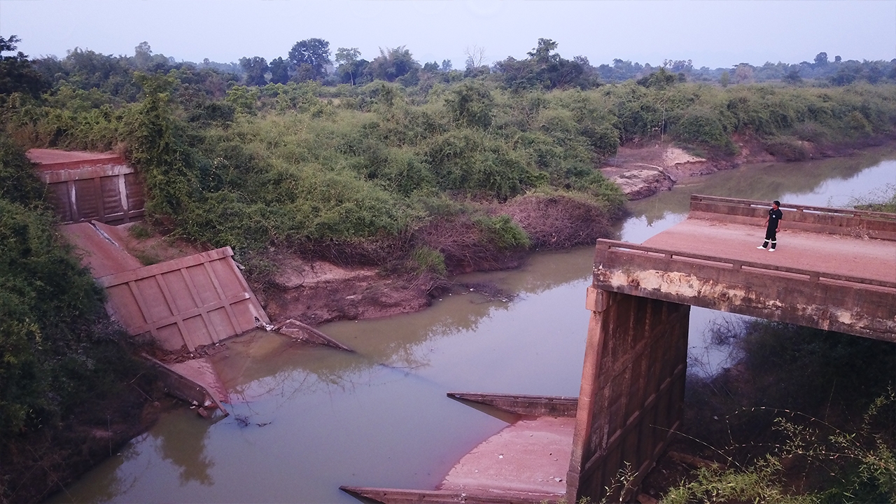 โยธาฯเผย สะพานนครพนมพังถล่ม สร้างมานาน หาหน่วยงานเจ้าภาพไม่เจอ