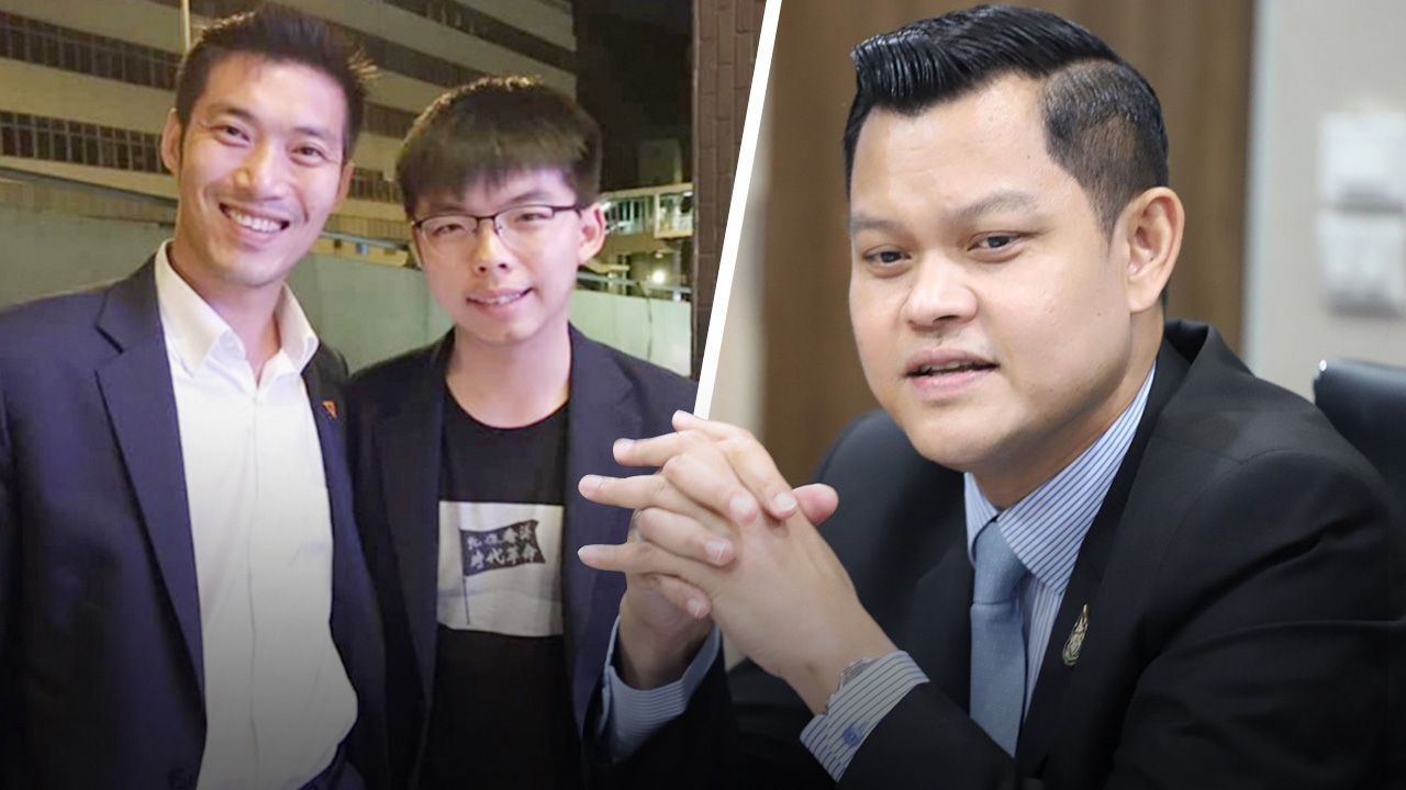 "ธนกร"ดักทาง "ธนาธร" ถ่ายรูปคู่ "โจชัว หว่อง"อย่าคิดปลุกม็อบเหมือนฮ่องกง