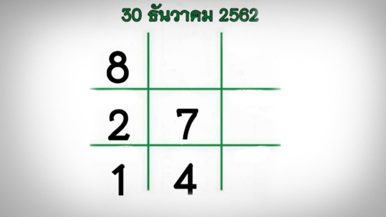 อีก 3 วันหวยออก งวดนี้ 30/12/62 กองสลากยังไม่สัญจร