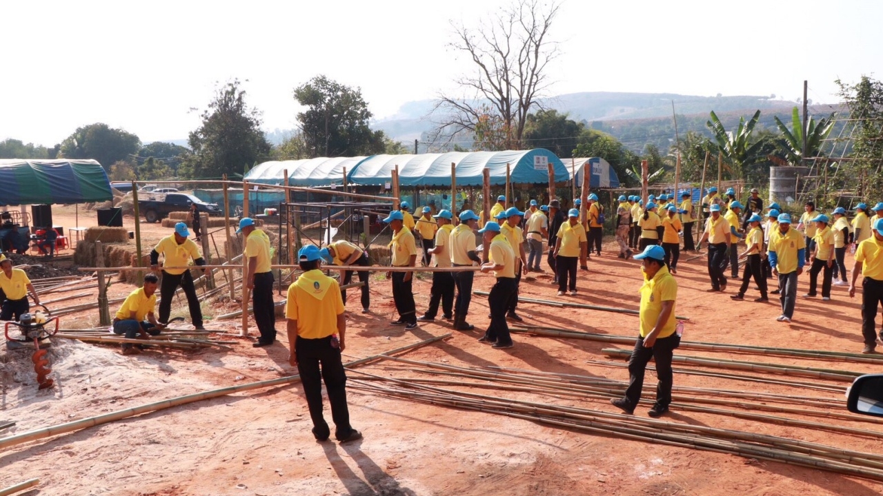 "จิตอาสา" ร่วมพัฒนาศูนย์การเรียนรู้ รับมือภัยพิบัติในภาคอีสาน