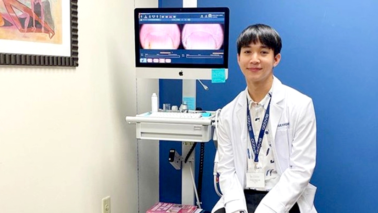 หล่อและเก่ง หมอริท เรียนจบคอร์สศัลยกรรมผิวหนังเฉพาะทางที่อเมริกา