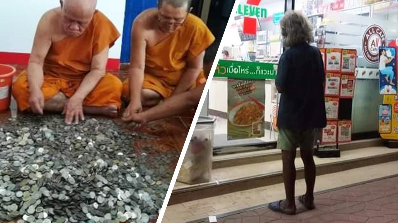 คำสั่งเสียจาก "ตาต้อย" ชายขายของเก่าใจบุญ ขอบริจาคเงินเก็บทั้งชีวิตให้วัด
