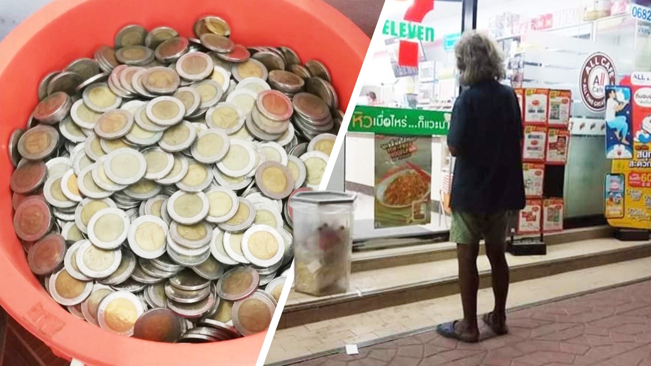 คำสั่งสุดท้ายของ "ตาต้อย 5 บาท" บริจาคเหรียญให้วัดที่เคยขอข้าว 74,909 