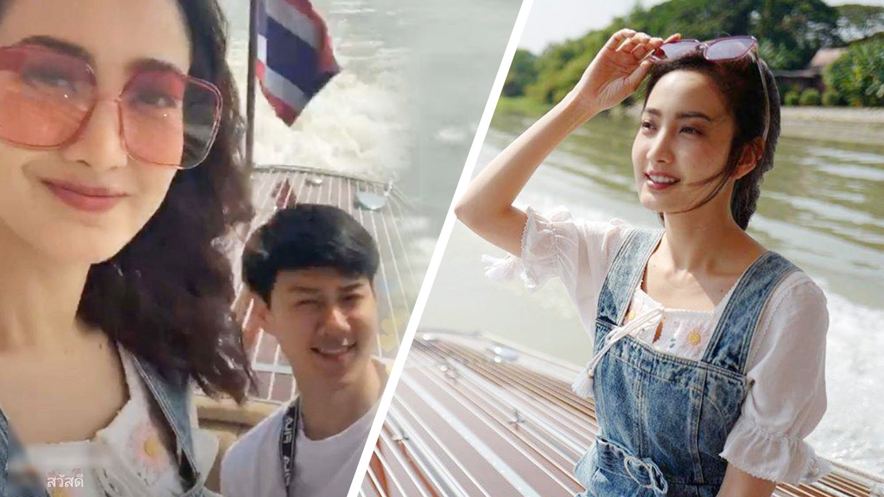 รักยังหวาน! แต้ว ณฐพร ควง ต้น อาชว์ ไหว้พระทำบุญพร้อมครอบครัว-คนสนิท
