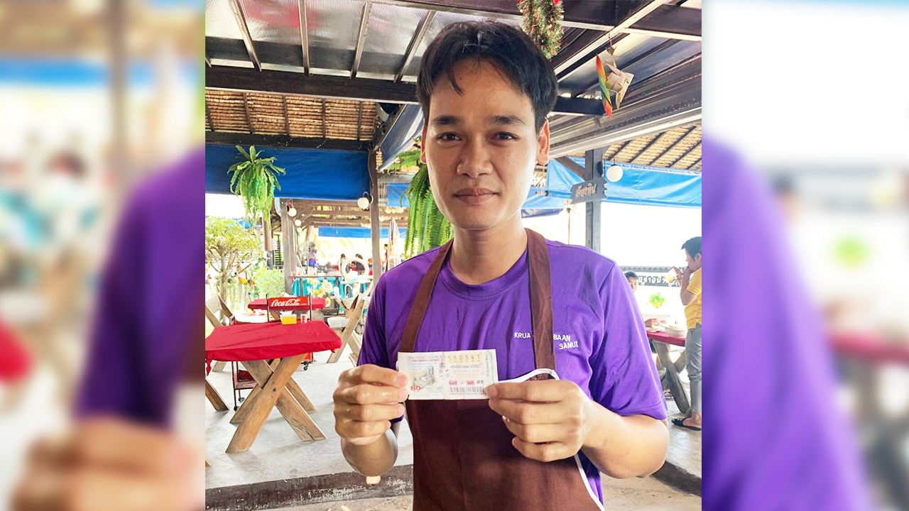 เฮงรับสิ้นปี หนุ่มเขมรเฮลั่น ถูกหวย รับ 6 ล.เล็งหอบเงินสร้างบ้านให้แม่