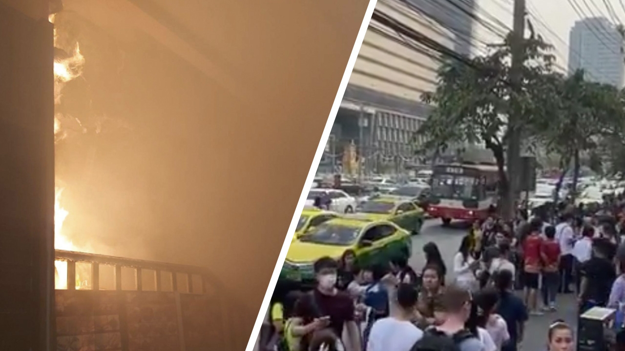 ด่วน เกิดเพลิงไหม้ภายในห้างฯ ฟอร์จูน พนักงาน-ลูกค้า วิ่งหนีจากตึก (คลิป)