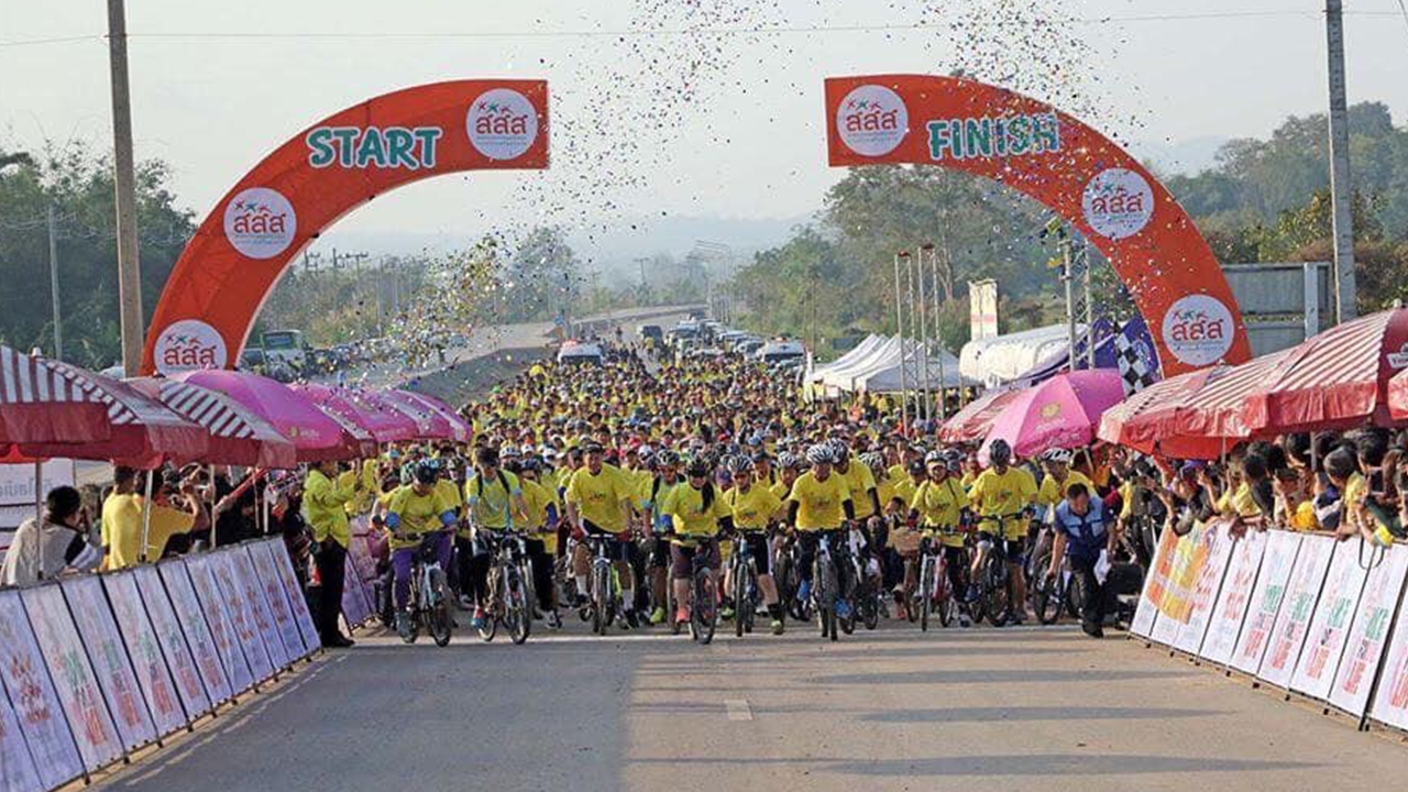 "ปั่นเพื่อสุขภาพ" ที่เชียงรายสุดคึกคัก คาดผู้เข้าร่วมทะลุ 4 พันคน 