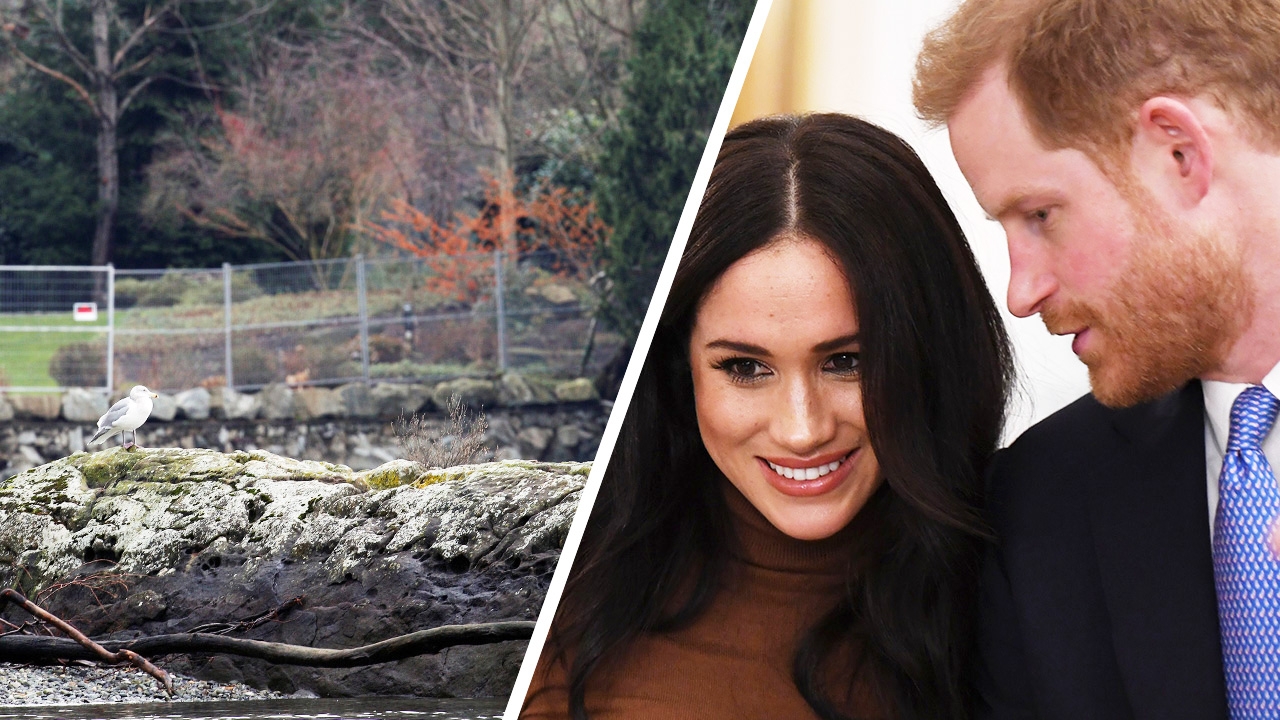 เปิดภาพแรก เมแกน ยิ้มแย้ม ขึ้นเครื่องบินที่แคนาดา ส่องบ้านพักสุดร่มรื่น