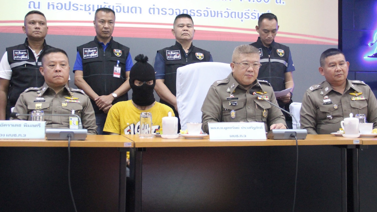 จับแล้วโจรงัดเซฟชิงทองห้างดังบุรีรัมย์ หลังล่า 15วัน จนมุมพร้อมของกลาง