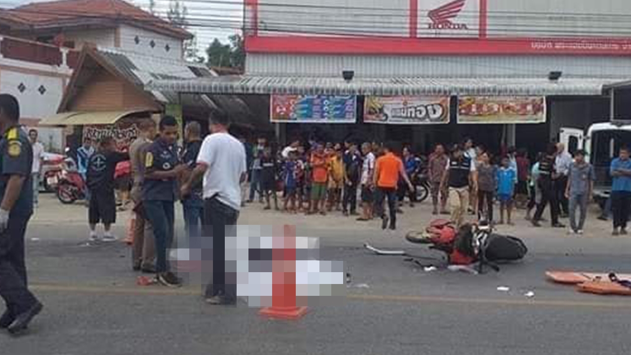 แม่พาลูกและเพื่อนซ้อน 4 เที่ยวงานวันเด็ก ขากลับถูกกระบะชนดับทั้ง 4