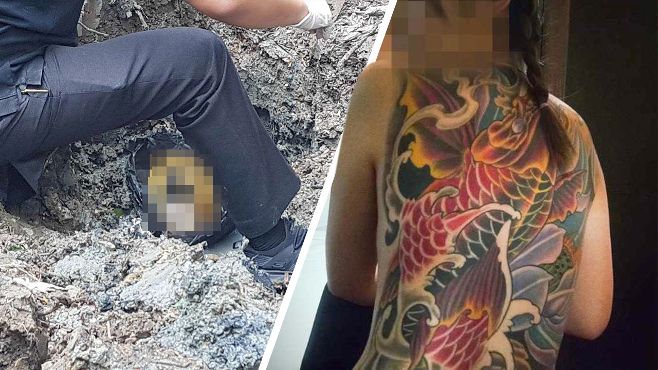 ขุดแล้ว ศพสาวเหยื่อ "ไอซ์หีบเหล็ก" เนื้อหนังเน่าเปื่อย เหลือแต่รอยสักสี