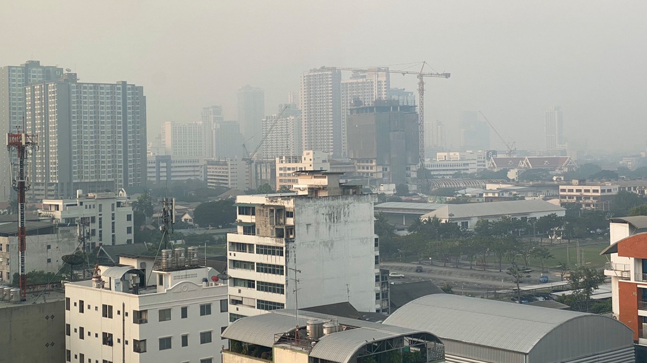 เช้านี้อ่วม กรุงเทพฯ-ปริมณฑล พบค่าฝุ่น PM 2.5 พุ่งเกินมาตรฐาน 38 จุด