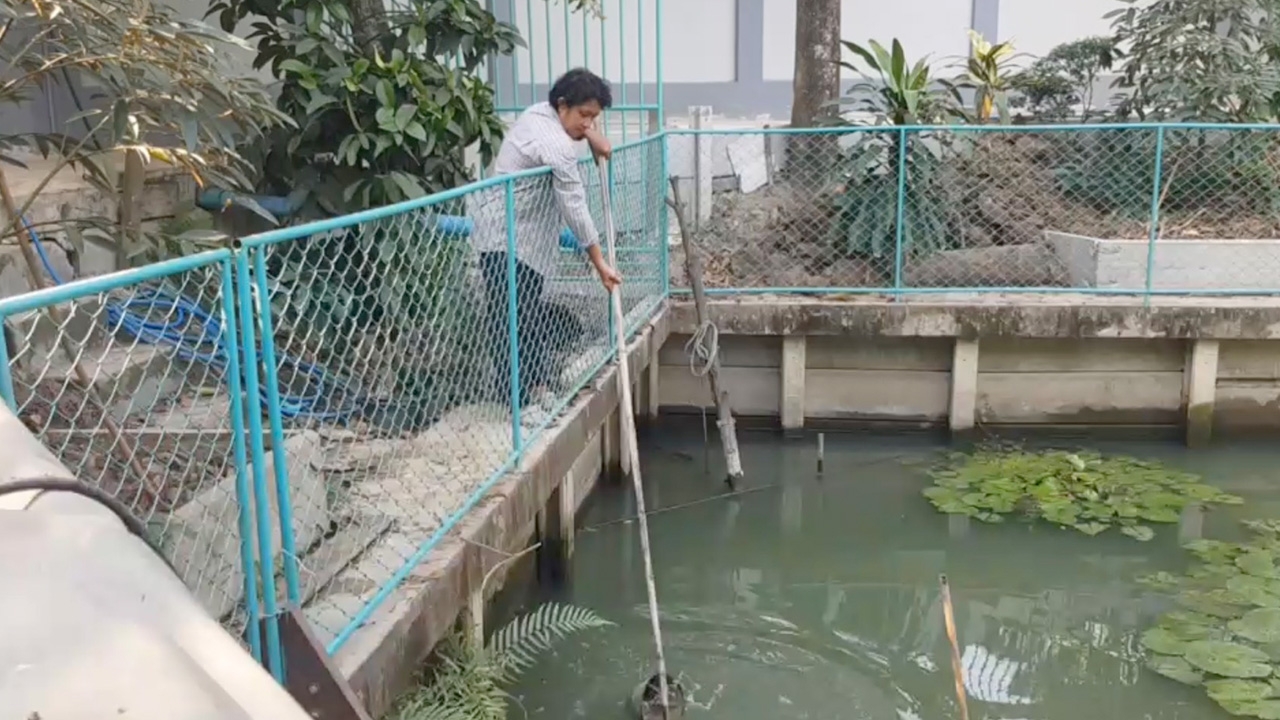 ป้าสวนทุเรียนนนท์ แนะเกษตรกรขุดบ่อกักน้ำใช้ช่วงน้ำทะเลหนุน แก้น้ำเค็ม