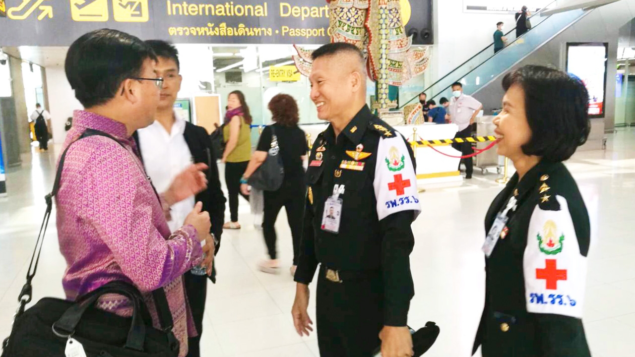 หมอทหาร ร่วมคัดกรองตรวจสอบเชื้อไวรัสโคโรน่า 10 สนามบินทั่วประเทศ