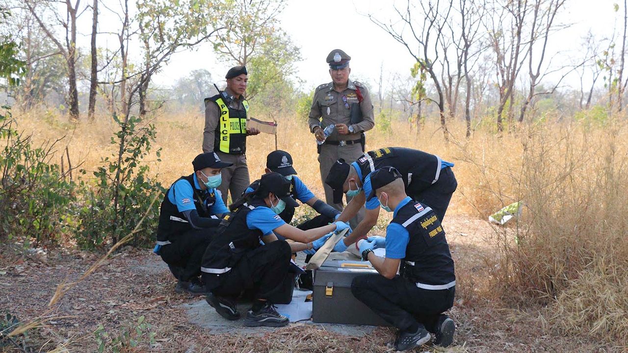 ตร.คาดสงฆ์ถูกทุบหัวหมกศพ คาป่าละเมาะเมืองขอนแก่น น่าเป็นพระเขมร 