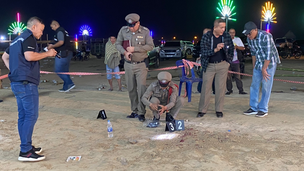 หนุ่มฉุนถูกเตือน ฮึดฮัดชักปืน ถูกยิงสวนดับ คาลานวัววัดท่าขาม เพชรบุรี