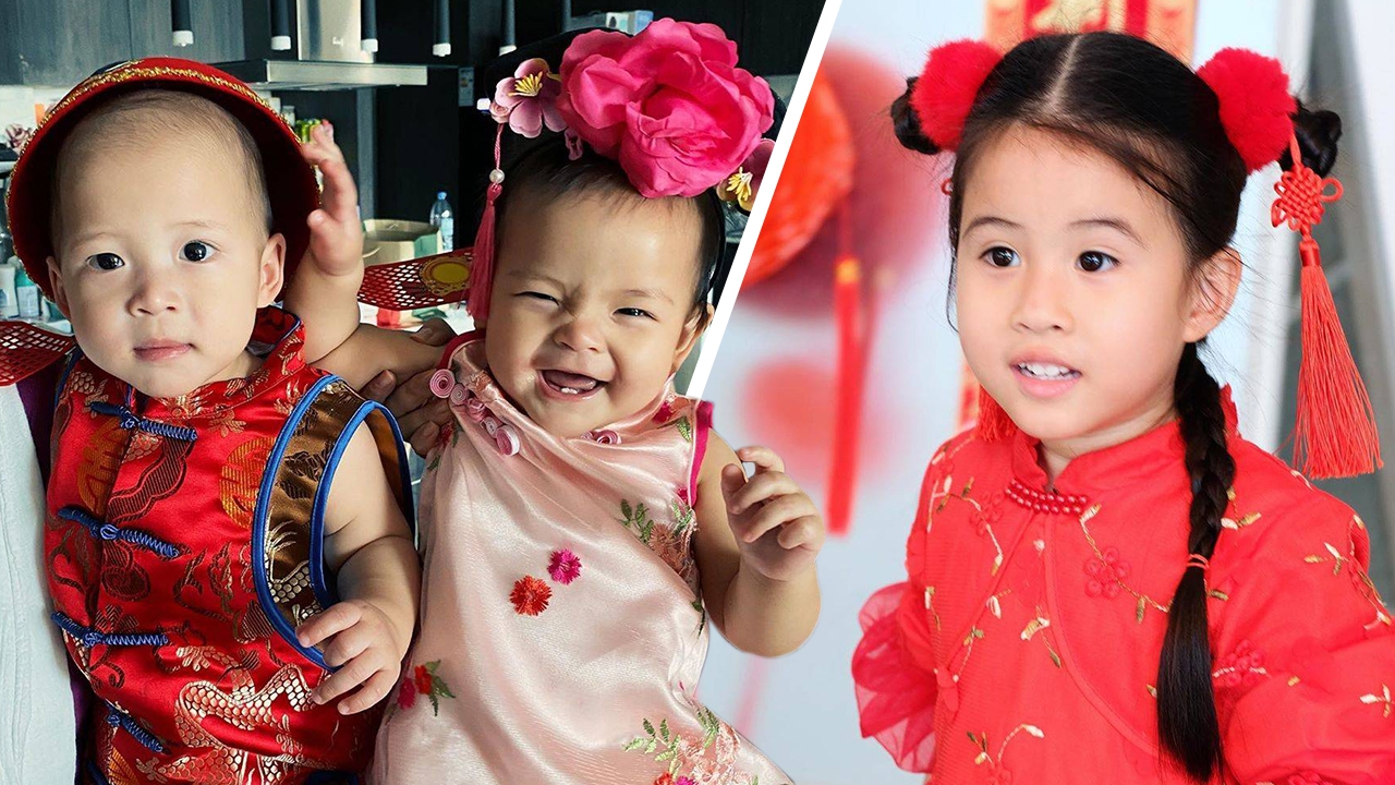 ชมความน่ารัก ลูกดาราแปลงโฉมเป็นอาตี๋อาหมวยน้อย ต้อนรับตรุษจีน 2020