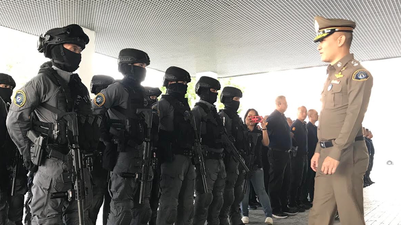 ผบก.ป.ส่งหน่วยหนุมาน ติดอาวุธหนักเบาครบมือ ลงพื้นที่โคราช