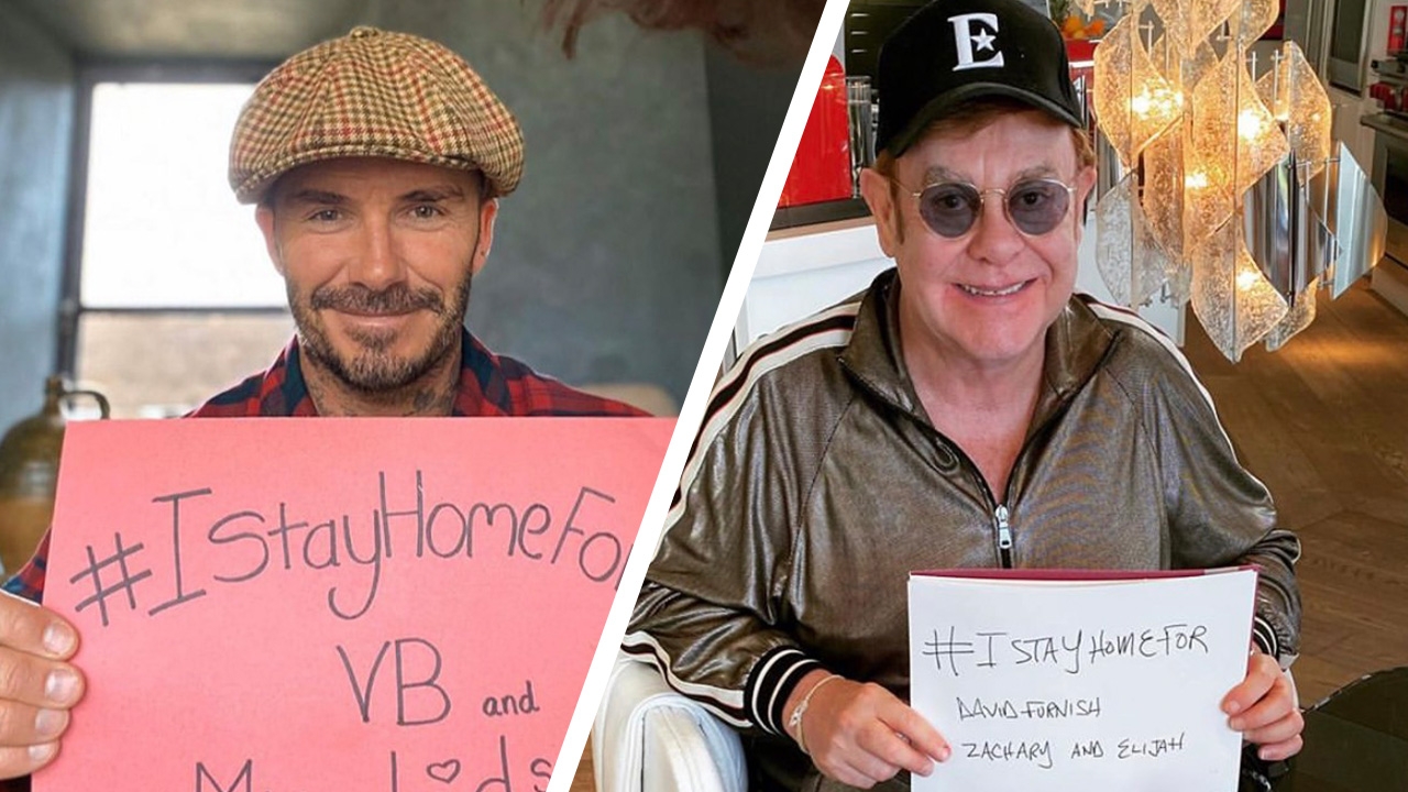 เยี่ยม! เดวิด เบคแคม พร้อมคนดังระดับโลก ท้าอยู่บ้าน ลดโควิด 