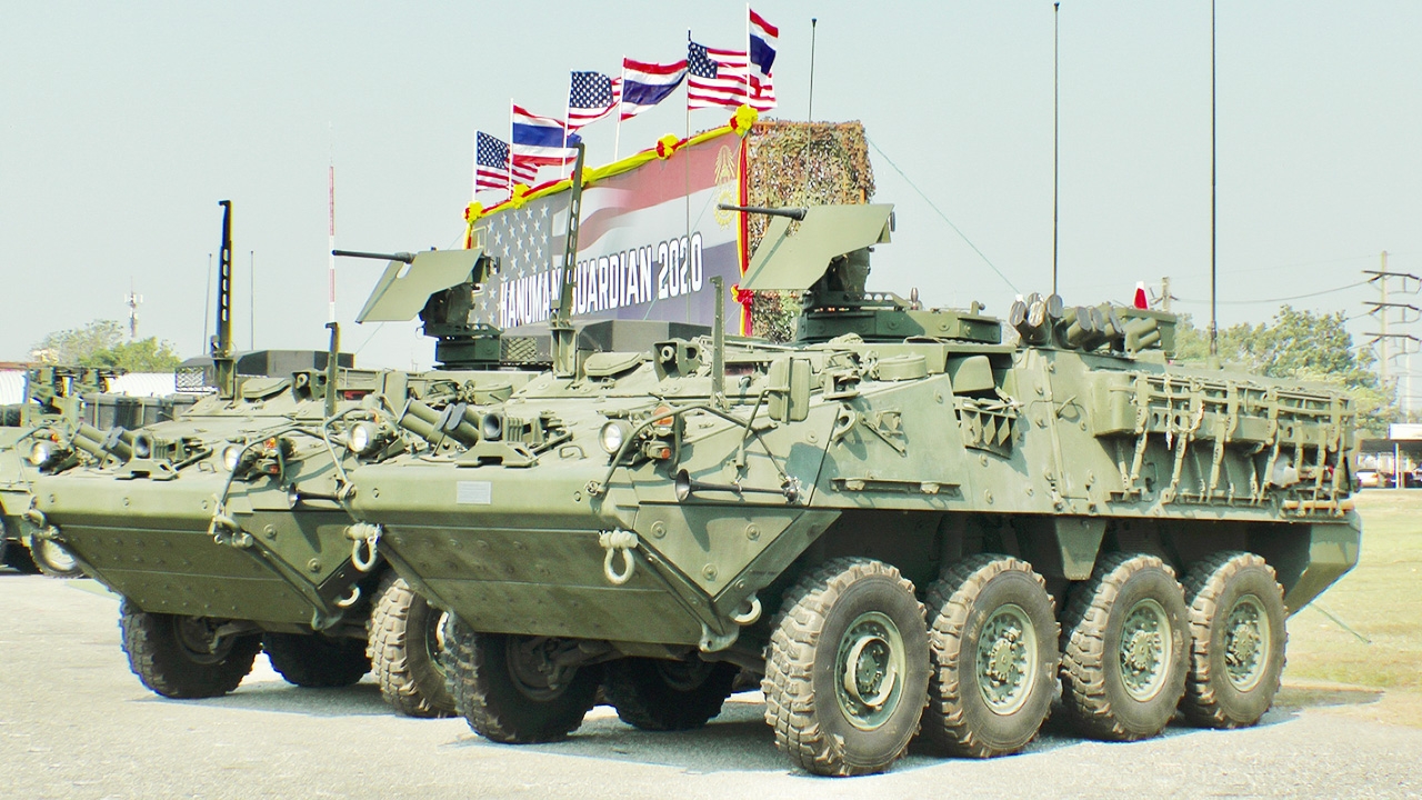 เปิด "หนุมาน การ์เดียน 2020" ทบ.ไทยนำรถเกราะสไตรเกอร์ร่วมฝึกกับทหารสหรัฐฯ
