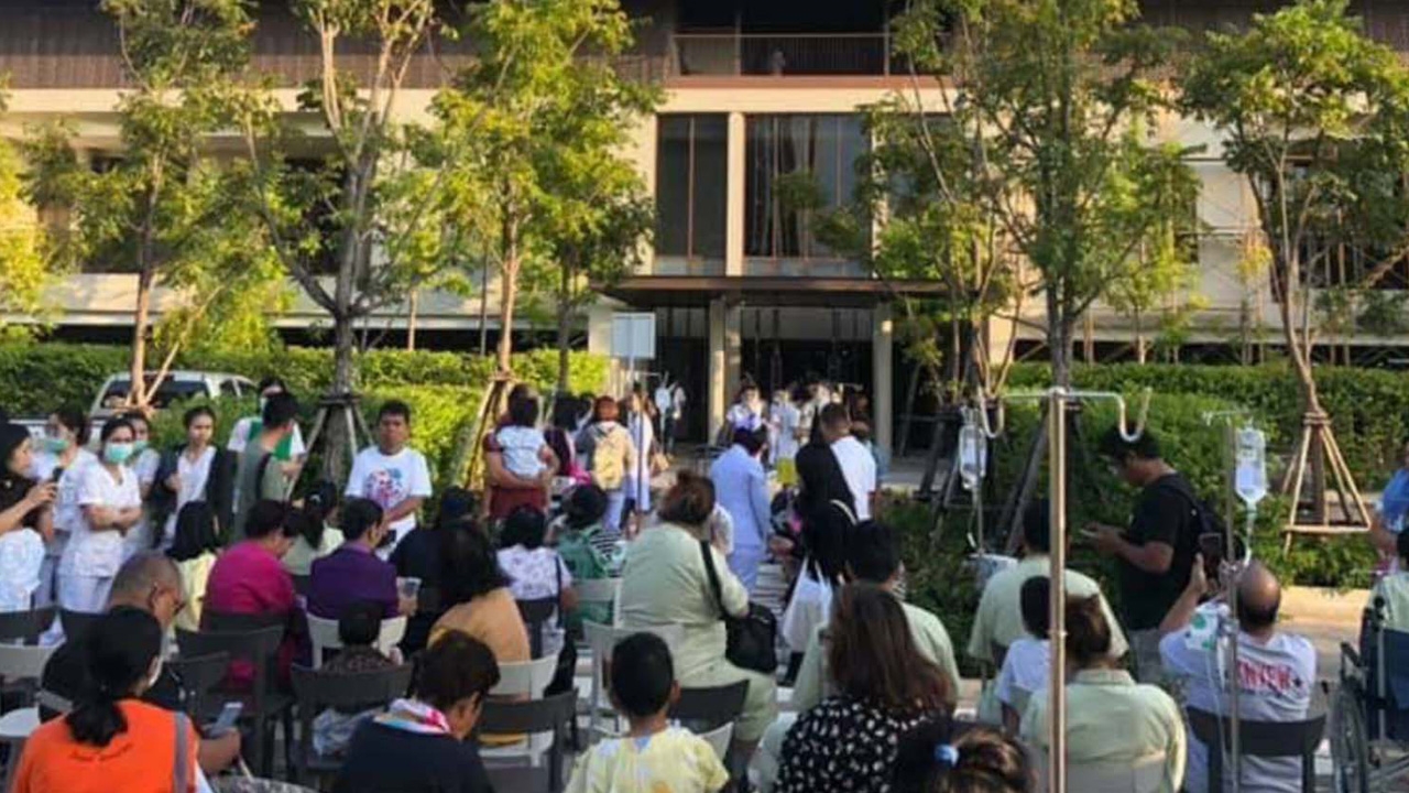 แผ่นดินไหว สปป.ลาว ทำตึกโรงพยาบาลที่ขอนแก่นสะเทือน เร่งอพยพคนไข้วุ่น