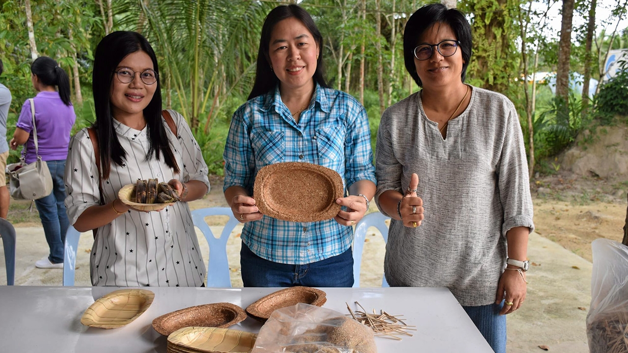 มองทั่วทิศเมืองไทย : จานใบจากผลิตภัณฑ์รักษ์โลก