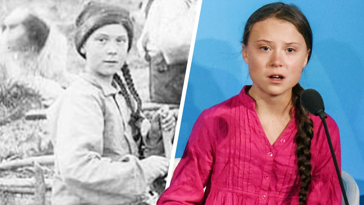 ฮือฮา ด.ญ.ในรูปเก่า 120 ปี เหมือน เกรตา ธันเบิร์ก ราวข้ามเวลามาช่วยโลก